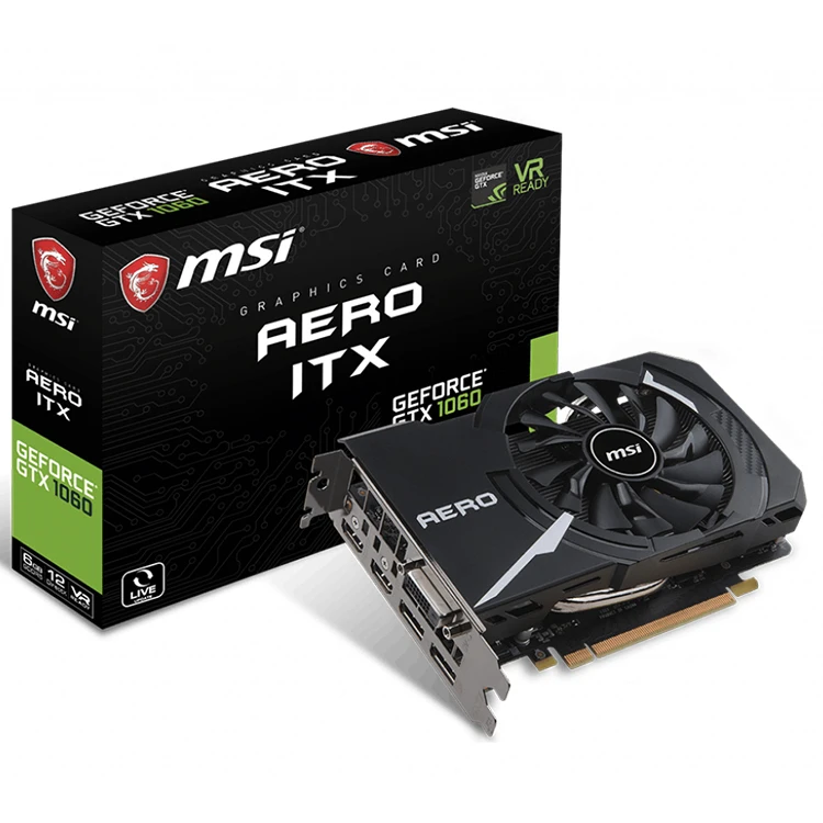 MSI NVIDIA GeForce GTX 1060 6GB GDDR5 Graphics Card - Used, 192
