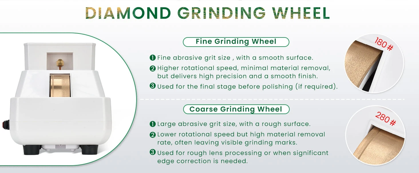 Optical Lens Grinding Machine Manual Hand Lens Edger LY-5E-35WV Eyeglasses Glass Lens Polisher for Sale