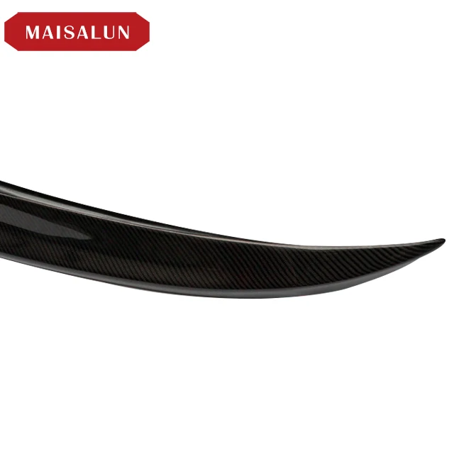 Becquet Arrière Style SLIM Pour BMW Série 5 F07 Gran Turismo (2009-2017) - Noir Brillant, Prêt à Coller