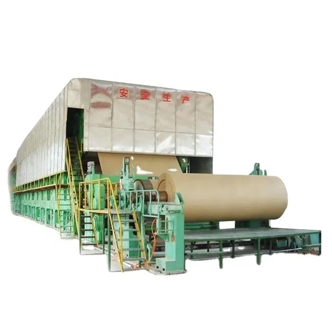 2024 New 2200mm Kraft Paper Machine Corrugated Board Production Line Kraft Paper Roll Making Machine