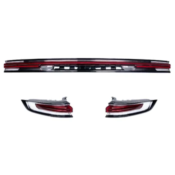 2024-Up for Porsche Cayenne 9Y0.2 OE Continuous Rear Lights Black/Red with Flow Effect New Condition