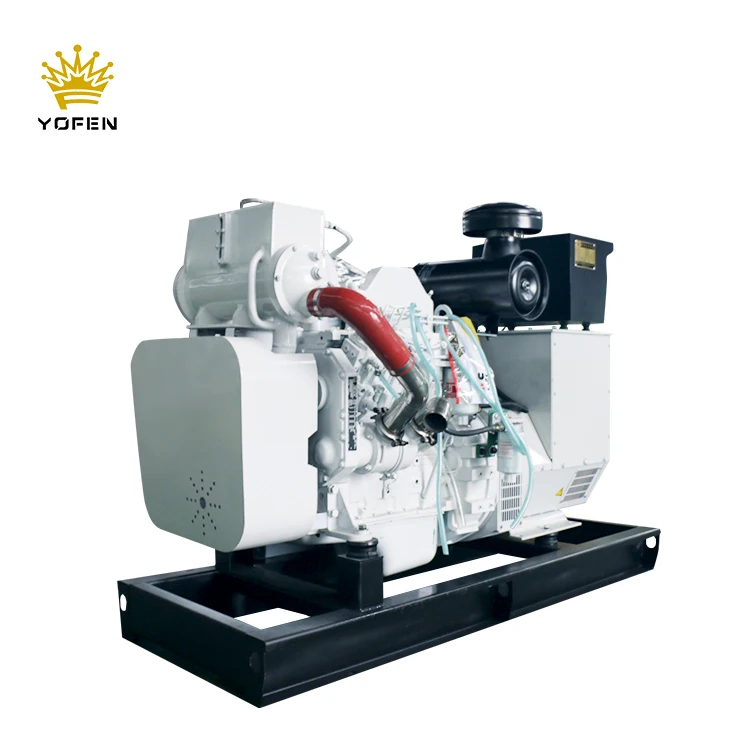 Marine Top Power Cummins Diesel Generator 10kw-100kw Waterproof 3-Phase 50Hz Single Marine Genset