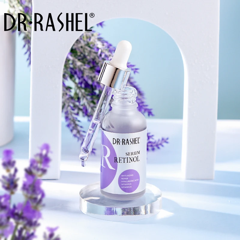 Dr Rashel Skin Care Brightening Anti Aging Whitening Moisturizing Hyaluronic Acid Retinol Vitamin C Face Serum Set 3pcs