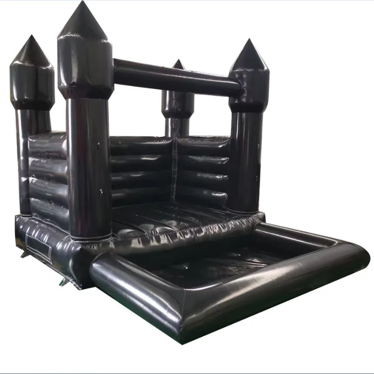 10 футов * 8 футов, 3*2,5 м, Лидер продаж, мини белый домик-батут, бассейн с шариками, маленький надувной батут-замок, дом с бассейном для детей