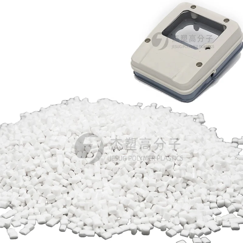 JESUG, высокоглянцевый АБС-белый маточный материал для гранул из необработанного пластика для автозапчастей и компонентов бытовой техники