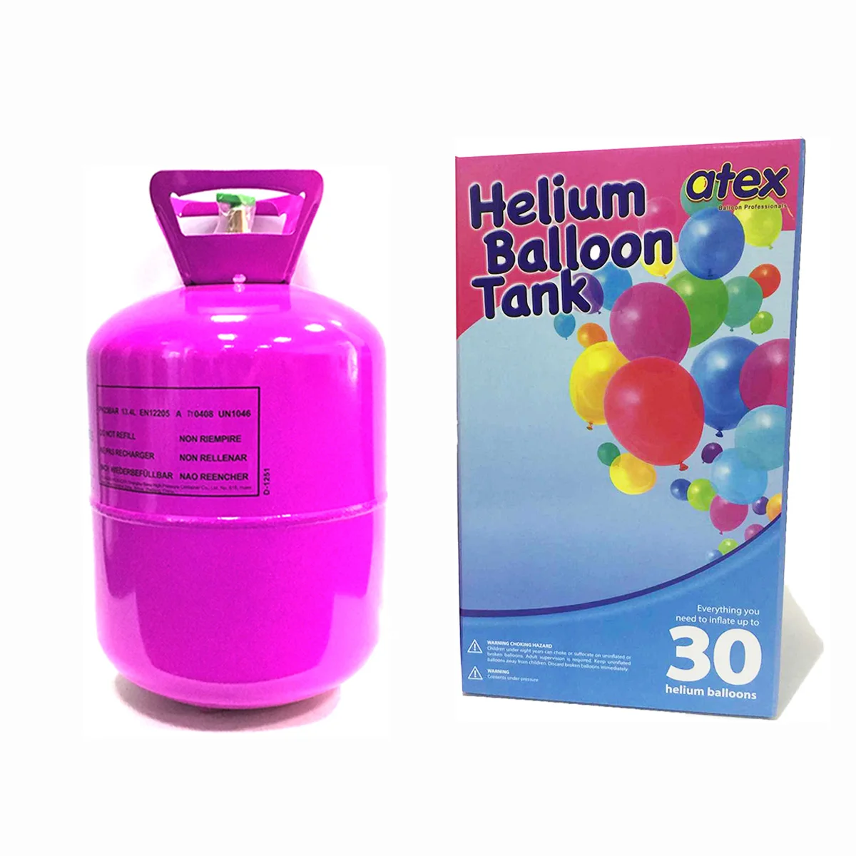 13l Balloon Inflation Helium Gas Tank Disposable Steel Helium Gas