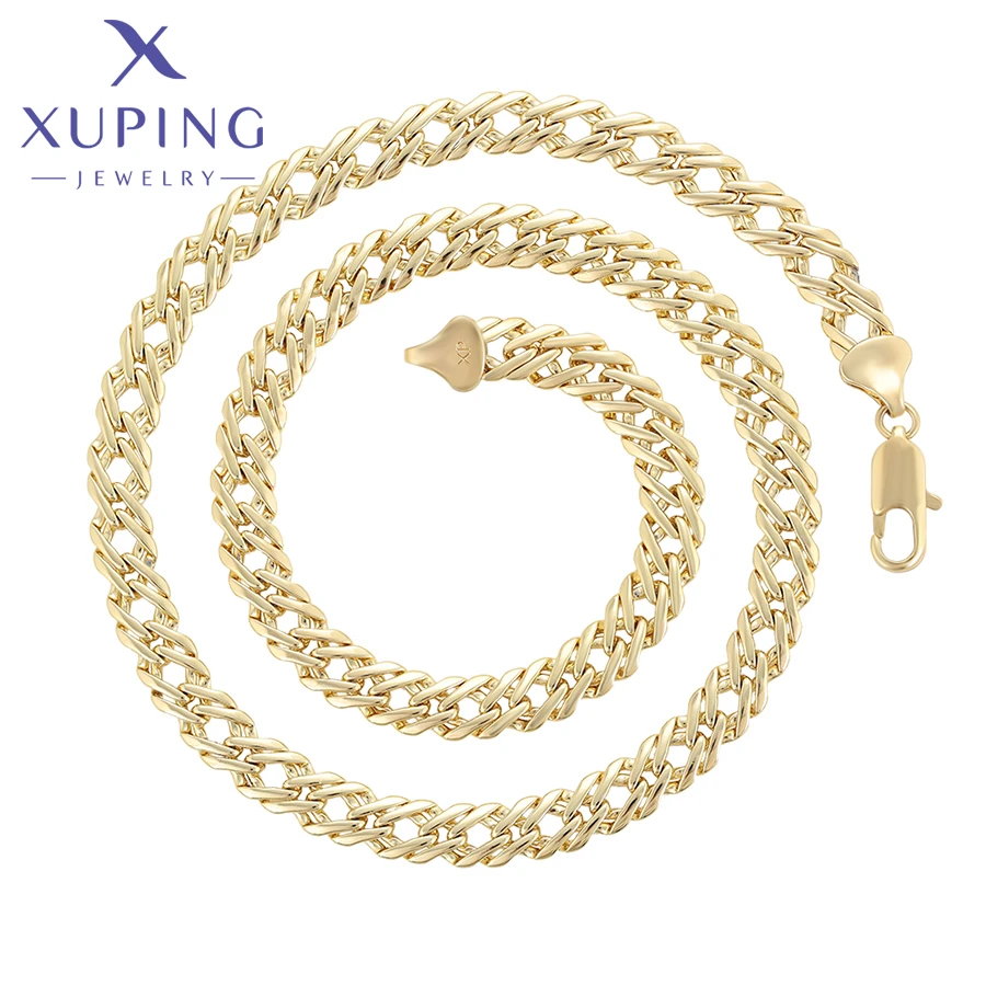 X000910001 Xuping Gold Fashion Jewelry Wholesale Chain Necklace