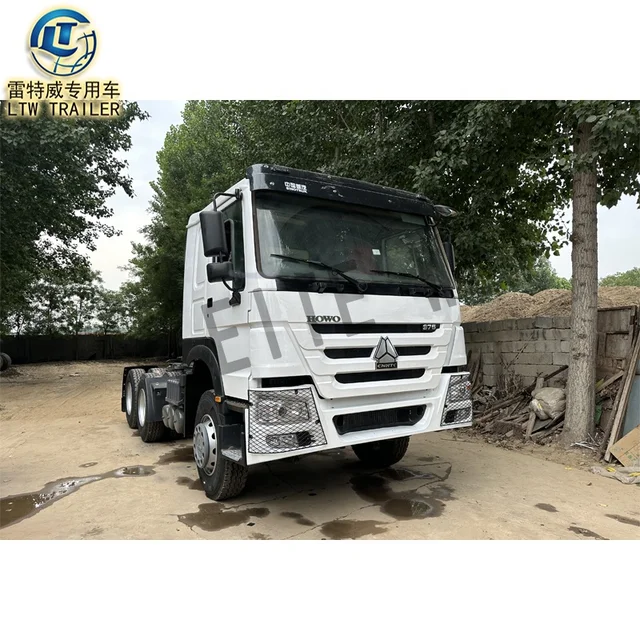 Sino Howo 50Tons 375hp 420hp trucks diesel engine Horse trucks Trailer Head Used Tractor Truck For Sale