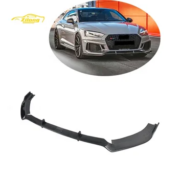 For 2017-2019 Audi original RS5 front bumper kl style Wet carbon fiber front lip