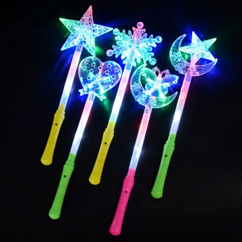 Hot Selling Girl Princess Children Love Heart Snowflake Led Flashing ...