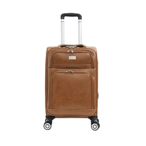 Travel Fashionable Pu Material 3pcs Trolley Luggage Bag Sets Suitcase case Travel Bags Luggage