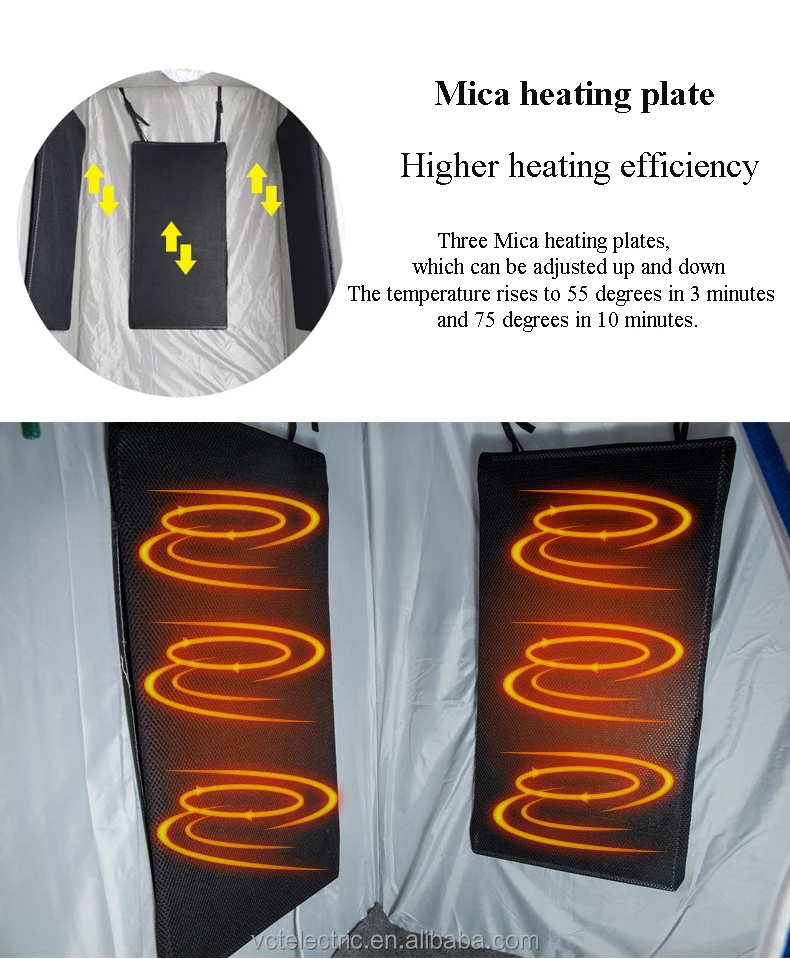 Saunaking CE SASO mini portable steam infrared sauna tent price for one person