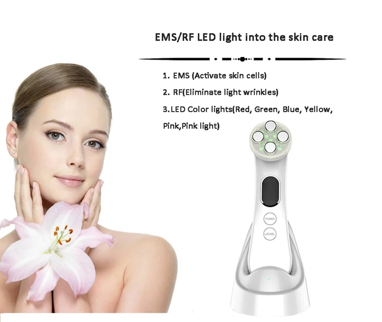 Handheld Galvanic Spa Nu Electroporator Skin Tightening Face Lift