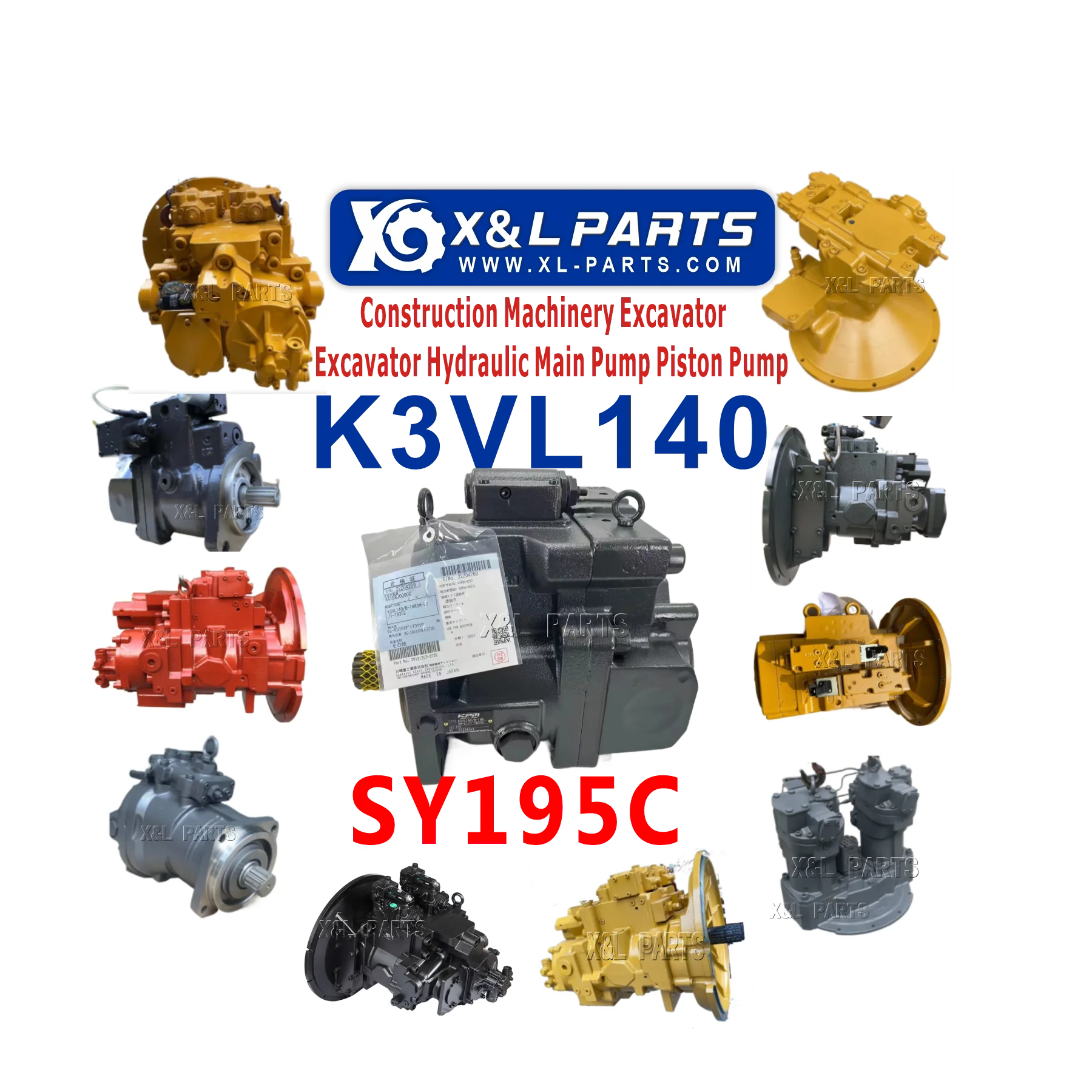 China Kawasaki K3vl Excavator Hydraulic Pump K3vl140/b1nrsml1 Tb325