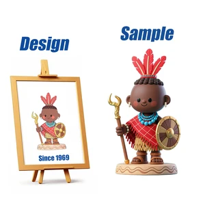 Shengye Wholesale African Style Plastic PVC Vinyl Resin Soldier Action Figure Cartoon Army Play Set Mini Military Toy Soldier