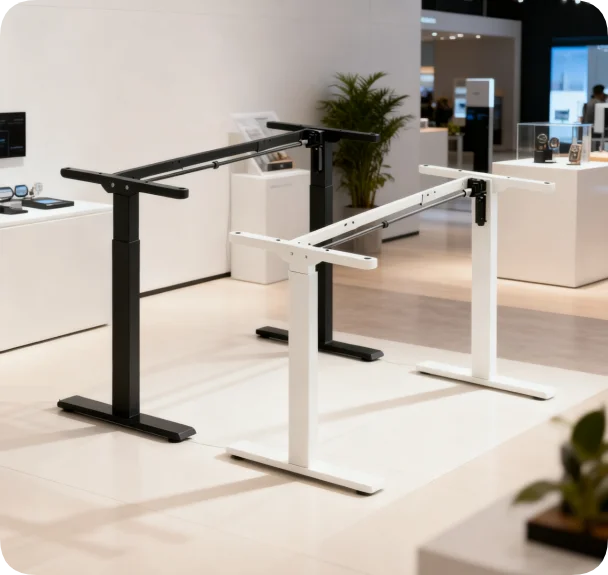 Wholesale OEM ODM Single Motor Computer Standing Table Frame Ergonomic Smart Electric Height Adjustable Sit Stand Motorized Desk