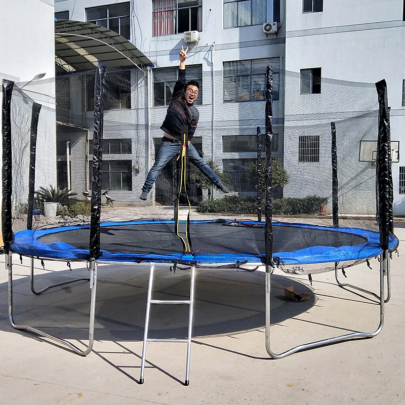 Wholesale Commercial outdoor kids 16ft trampoline bed for sale m.alibaba.com