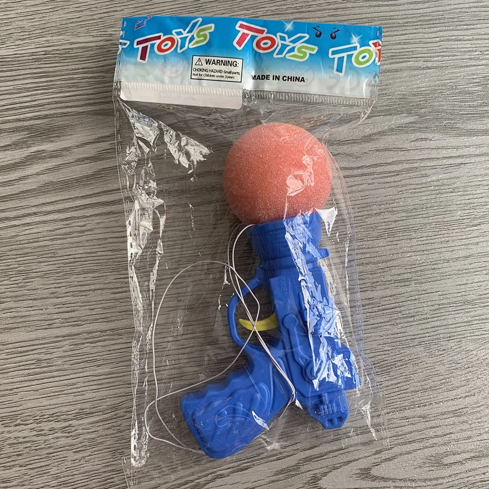 Wholesale Interesting Creativity Kids Small Plastic Launchers Soft Sponge Ball Shooting Gun Toy