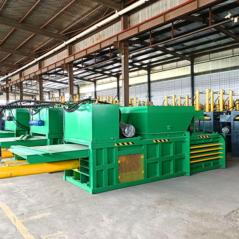 Customizable Horizontal Scrap Waste Metal Baler Machine Mobile Small Scrap Metal Baler