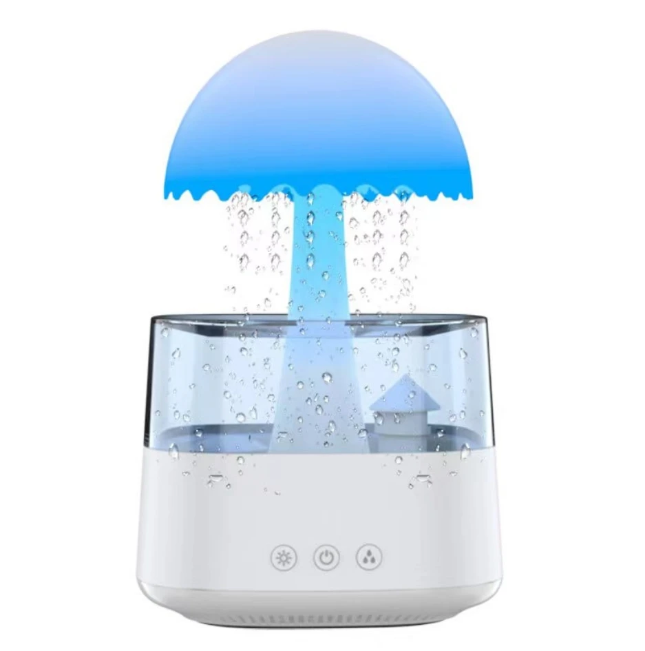 Customize Room Mist Maker Aquacloud Rain Humidifier Smart Electric Aroma Diffuser Night Light With 5 Essential Cloud Humidifier