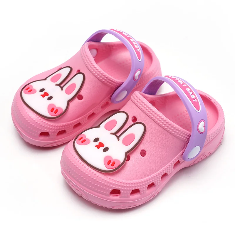 1-6Y Baby Kids Girls Boys Fashion Summer Beach Sandal Slipper Cute Cartoon Shoes 