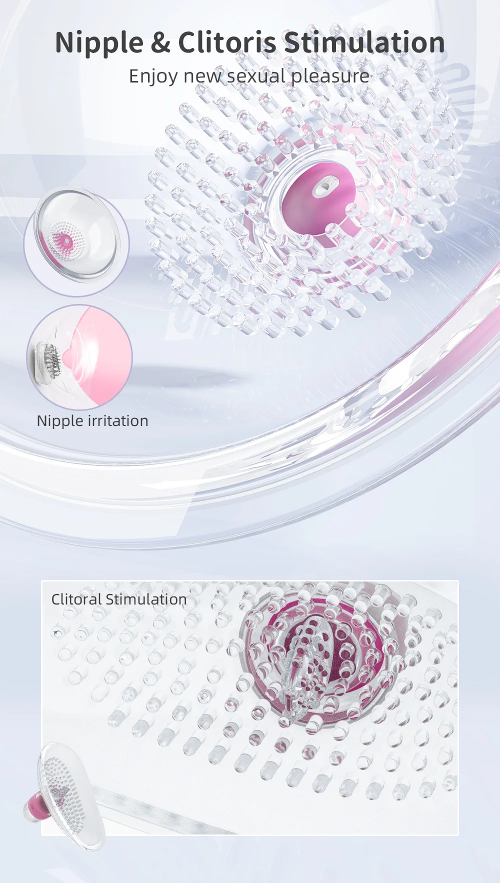 Remote Control Electric Breast Pump - Nipple Massage