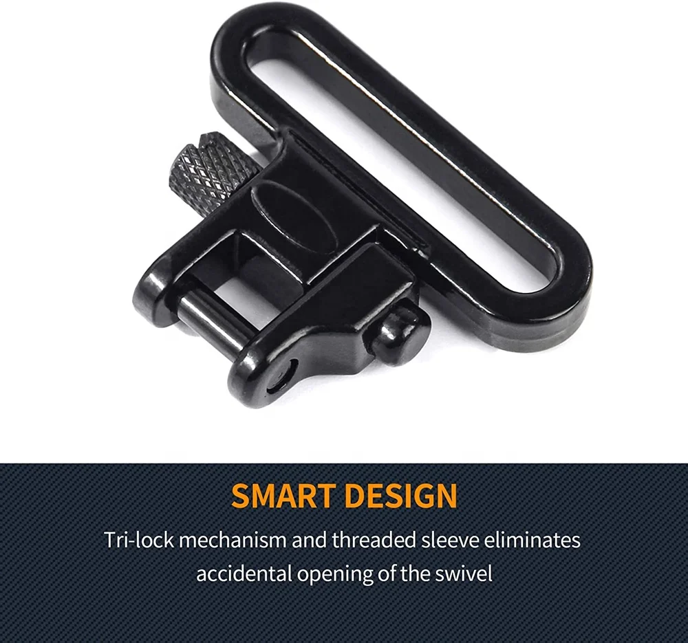 Alfa Gun Sling Swivels For Shooting And Hunting,1" / 1.25"/1.5" Heavy