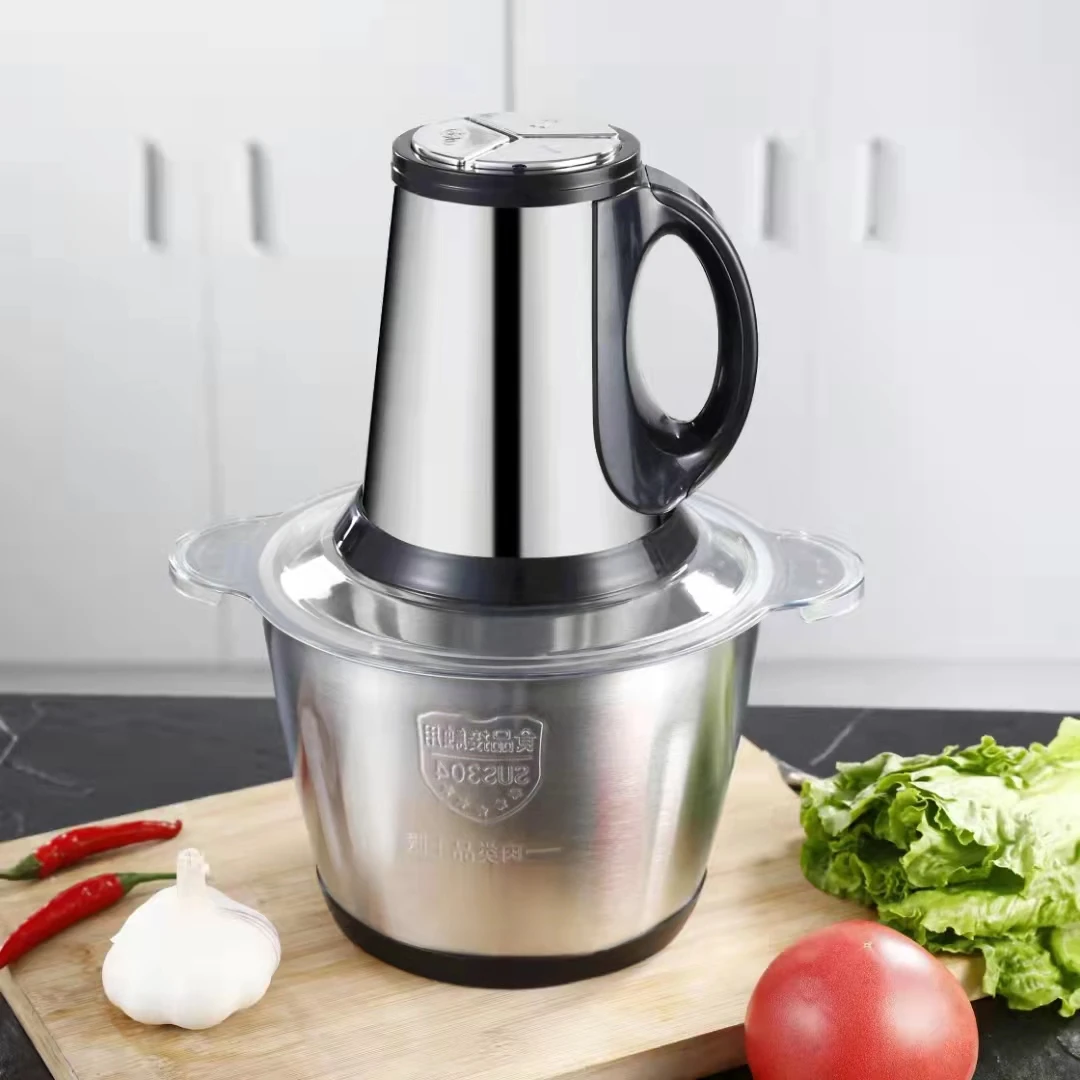 3LTR ELECTRIC FOOD PROCESSOR STAINLESS STEEL ONION CUTTER MULTI