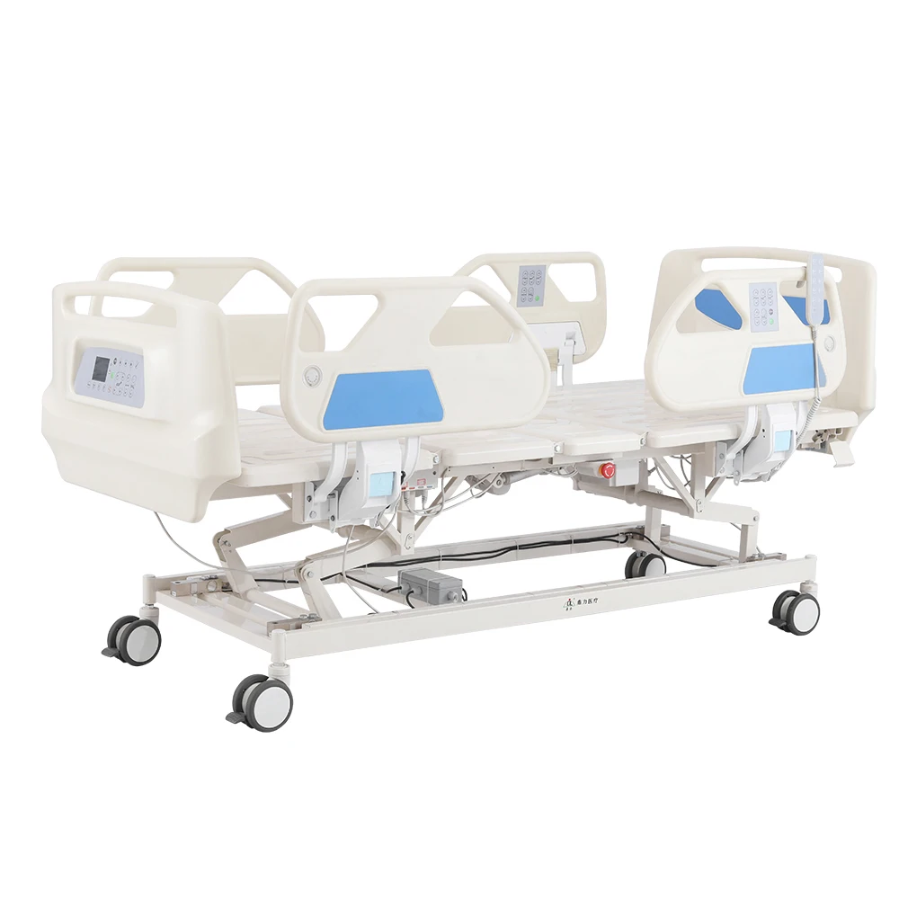 Electric Five-Function Stainless Steel Foldable Adjustable Infusion Bed Modern Hospital/School Use Digital Load Cell Medical 6