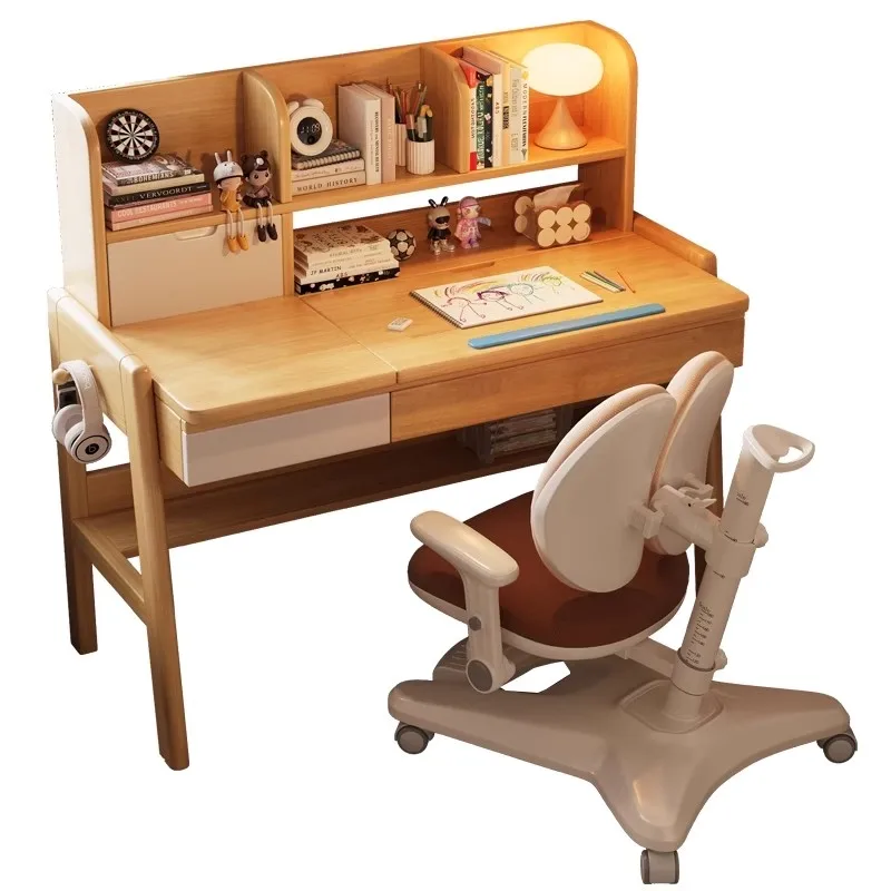 Ergonomic Kids Study Table and Chair Set Modern Durable