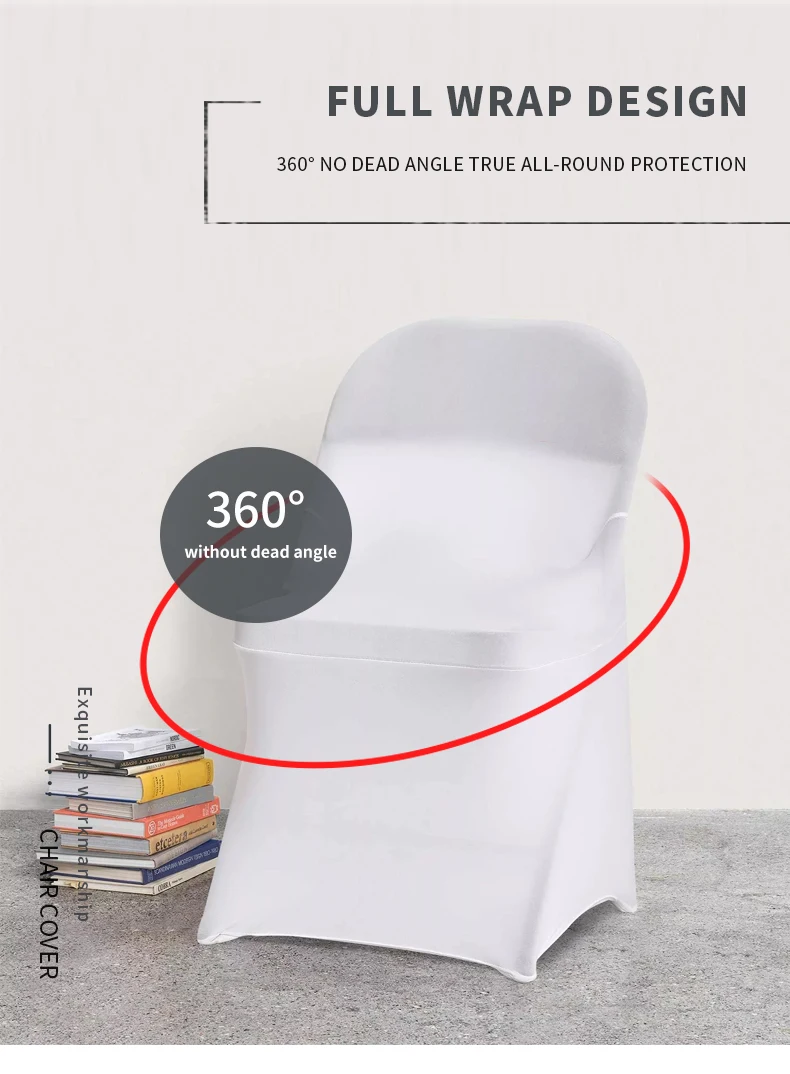 Universal White Spandex Folding Chair Covers For Wedding Buy Chair