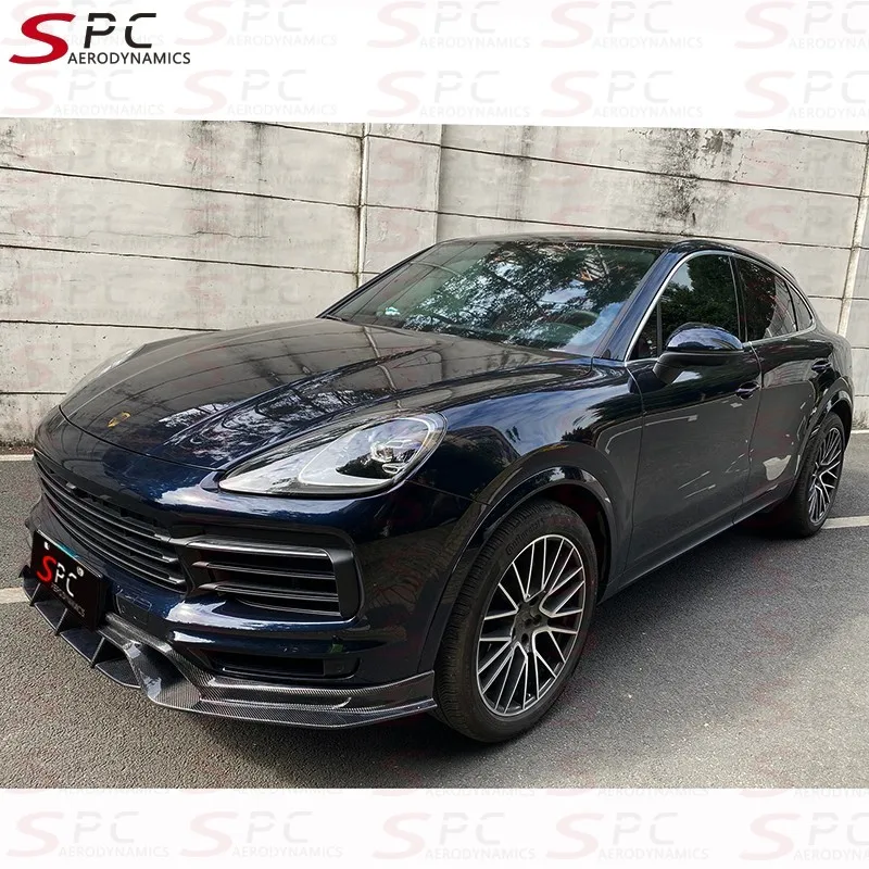 Spc Carbon Fiber Body Kit For Porsche Cayenne Coupe Front Bumper