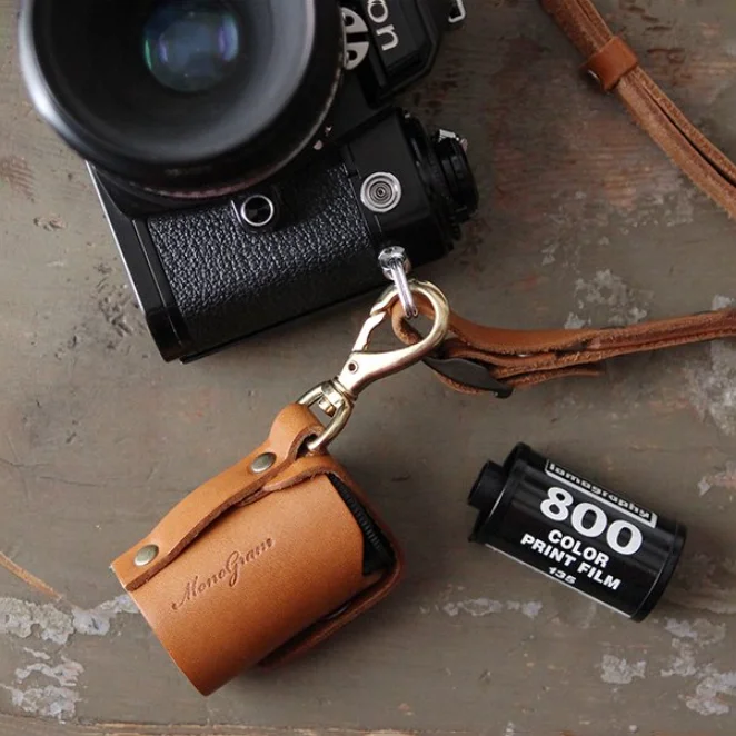 35mm フィルムホルダーキーホルダーフィルムキャニスターケースカメラ