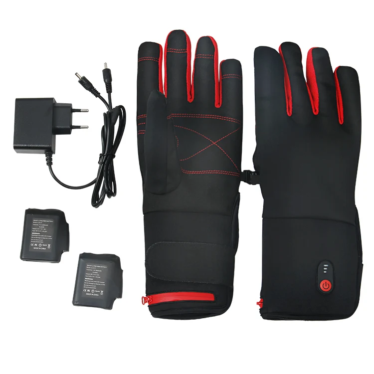 Heated Ski Gloves Waterproof Insulated Electrocn Gloves