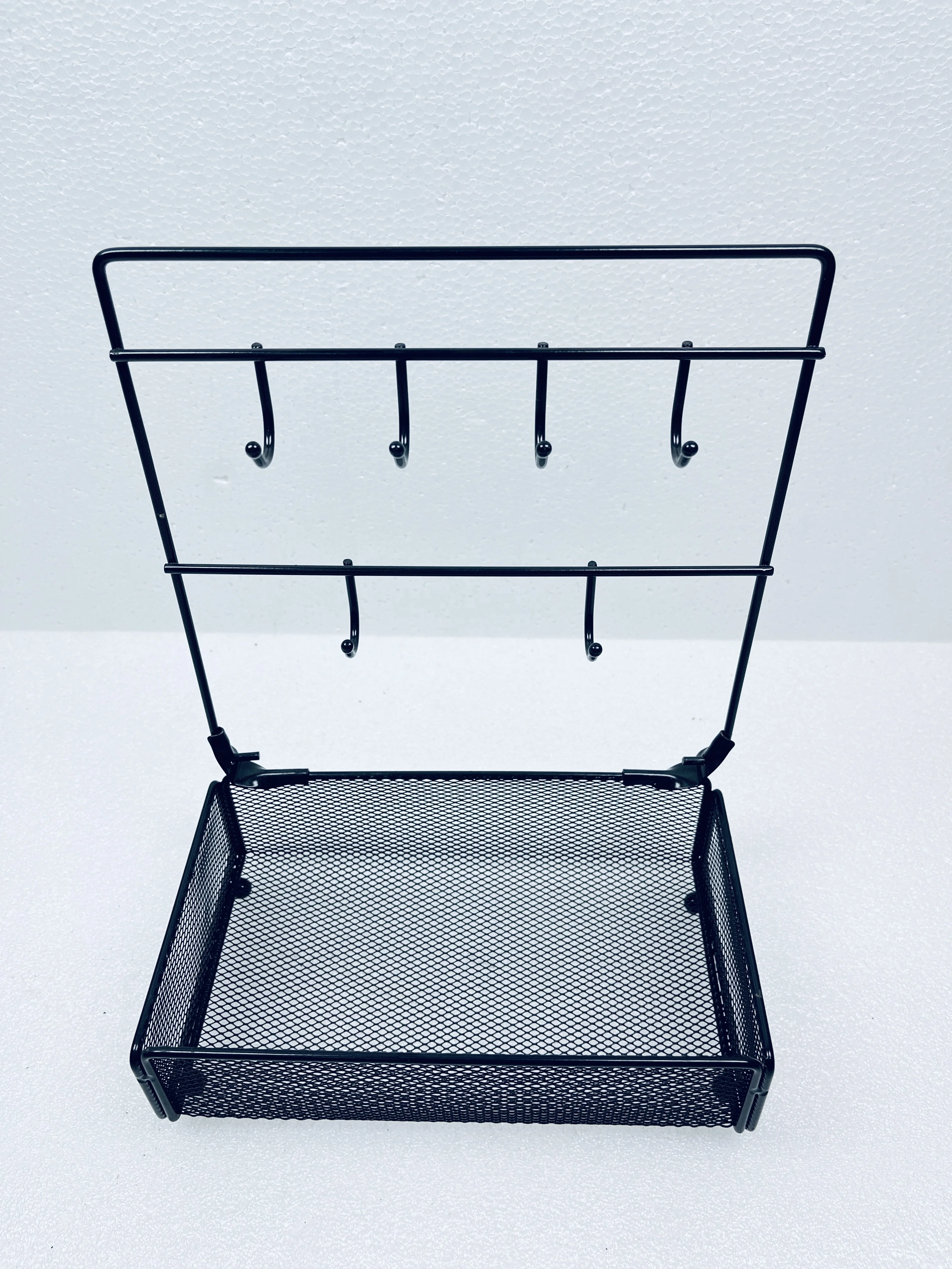 Kitchen Spice Storage Organizer Wallmounted Wire Mesh Storage Shelves