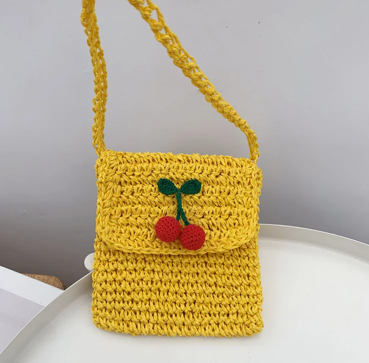 Handmade Summer Children Girls Shoulder Bag Daisy Flower Straw Messenger Bag  Kids Keys Coin Purse Cute Princess Mini Handbag - China Beach Bag and Straw  Shoulder Bag price