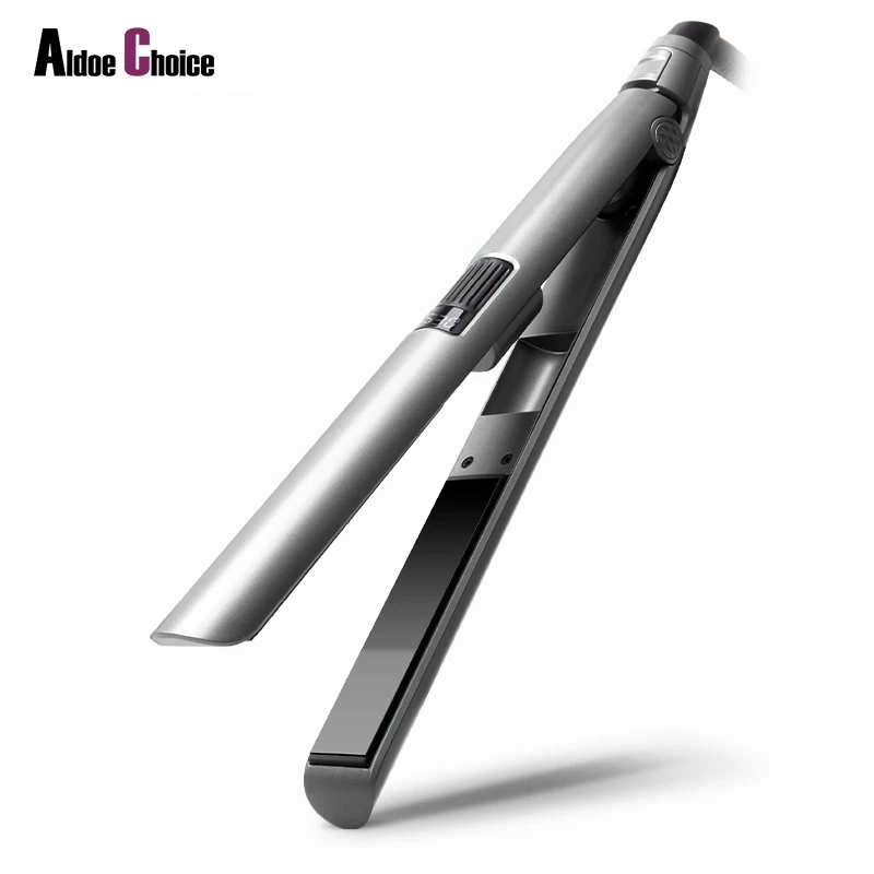 Professional 3 in 1 salon flat iron ceramic plate hair straightener