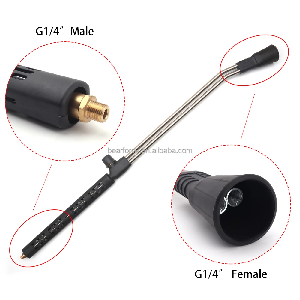 Hotwater Pressure Washer Molded Twin Wand Lance Power Washer High