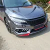 Front Bumper Lip+Side Skirt +Rear Bumper