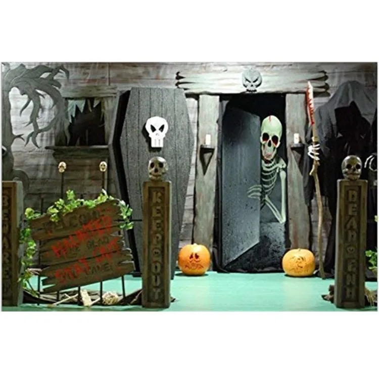 2er Pack Grusel-Gespenster Für Fenster - Halloween Hochzeitspaar Deko