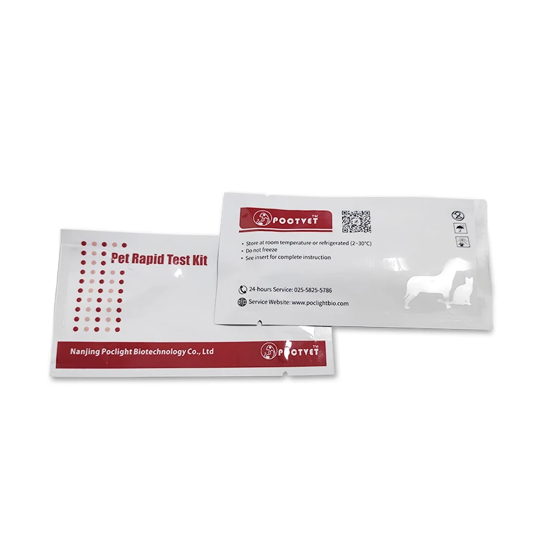 POCTVET Detecting Strips Diagnostic KIT for Canine Distempervirus Antigen Rapid Test Vet CDV Reagents Veterinary CDV test