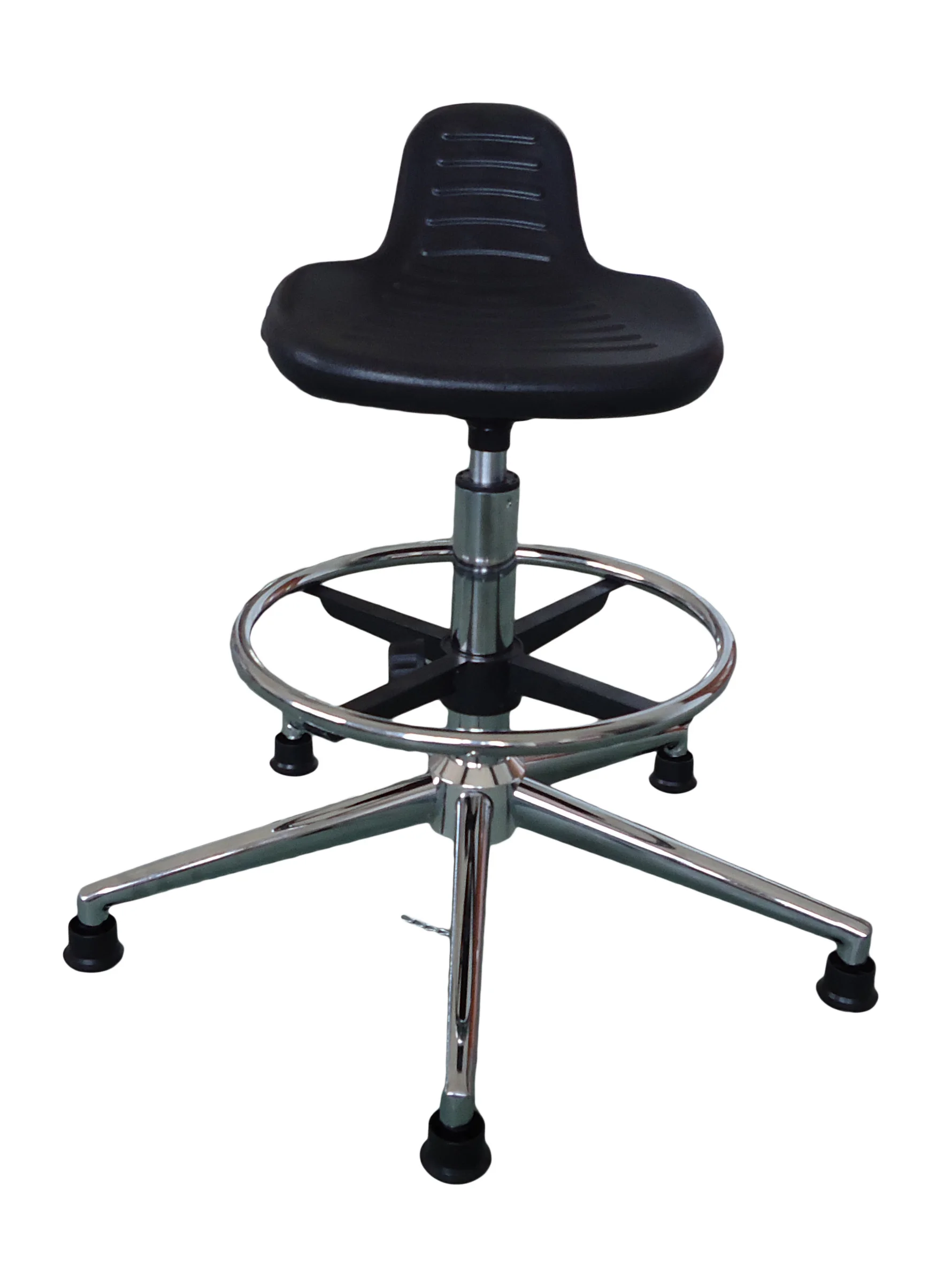 ESD Anti-Static PU Swivel Chair with Footrest for Lab, Cleanroom & Office Use manufacture