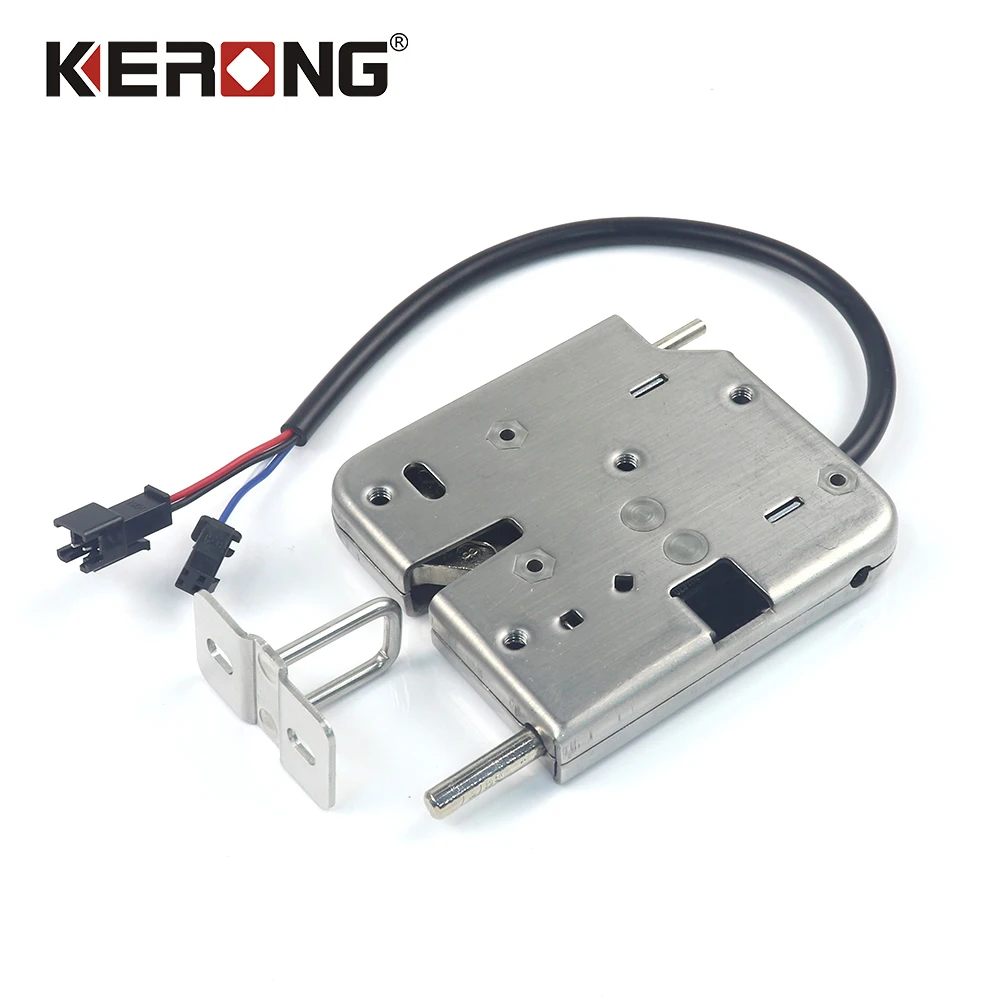 KERONG Small Stainless Steel 24v Solenoid Lock Latch For Gym Locker - China  electric lock for cabinet door, gym locker locks