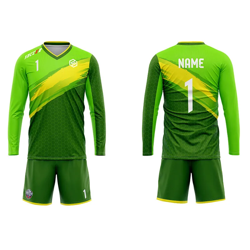 Source New Style Cheap Black Red Goal Keeper Jersey Custom Blank