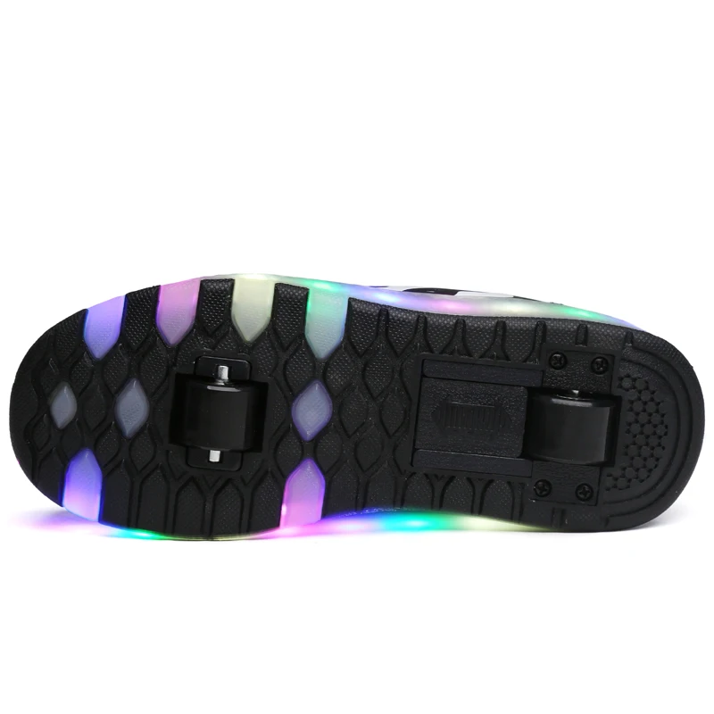 Легкие роликовые коньки с зарядкой через Usb, обувь для малышей, фитнеса, Прямая поставка