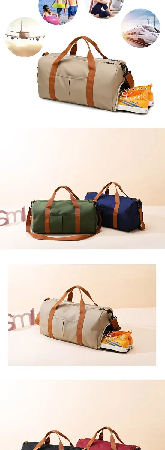 NEWHEY Bolsa de Deporte Hombre Bolsas Gimnasio con Compartimento para  Zapatos Bolsos de Viaje Grande Bolsos Deportivos Impermeable Bolsa Fin de  Semana Travel Duffle Bag para Mujer Gris 40L : Amazon.es: Deportes