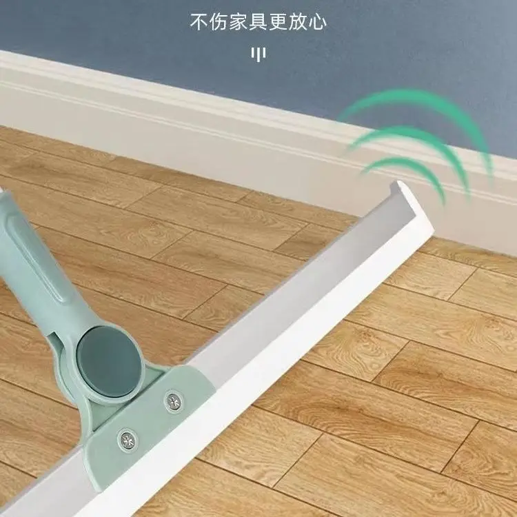 Multifunctional Magic Sweeper Broom Floor Scraper Dust Cleaner with Telescopic Handle Plastic Steel Material for Glass Cleaning