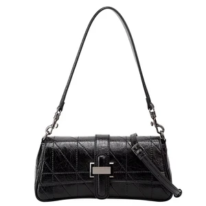 Stylish Retro Crossbody Tote Bag for Women Designer Two-Strapped Bag Polyester Lining Fashionable Summer Spring Travel Shopping