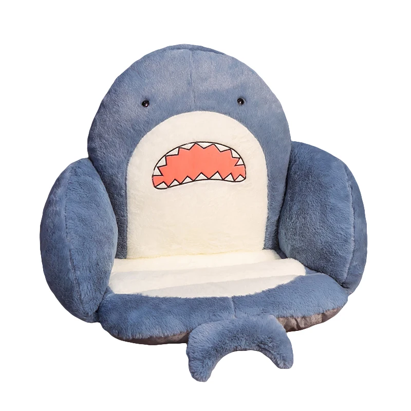 plush shark chair