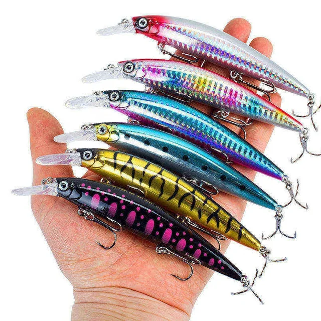 JIEMI OEM New Style 130mm 36g Floating Fishing Bait Plastic Fishing Lure Bass Fishing Minnow Lures For Sea